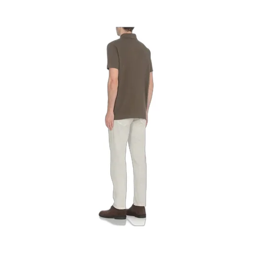 Logo Embroidered Short-Sleeved Polo Shirt