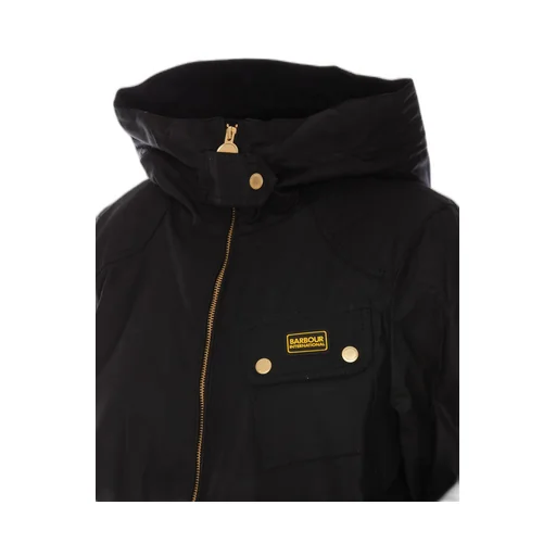 Monaco Zip-Up Hooded Wax Coat
