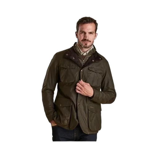 High-Neck Button-Up Jacket