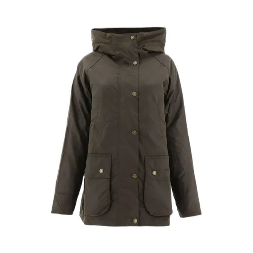 Arley Buttoned Hooded Jacket