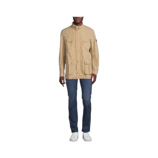 Logo Patch Long-Sleeved Jacket