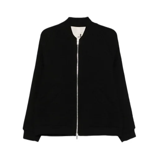 Zip-Front Ribbed Jacket