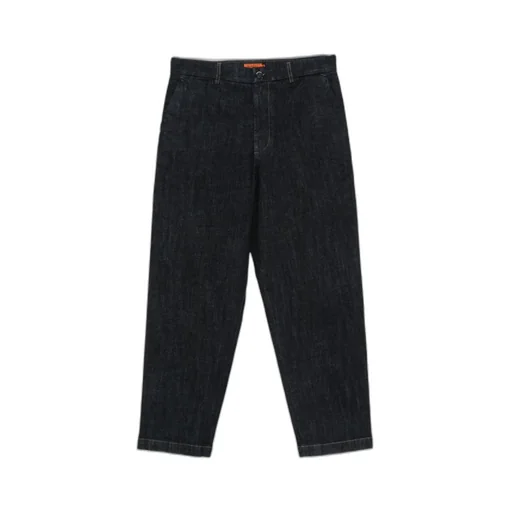 High-Waisted Straight-Leg Jeans