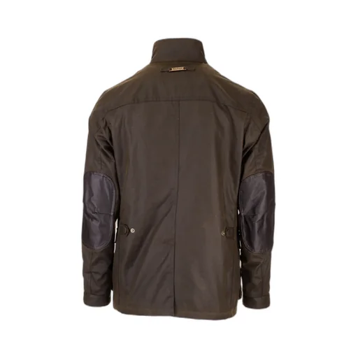 Ogston High-Neck Waxed Jacket