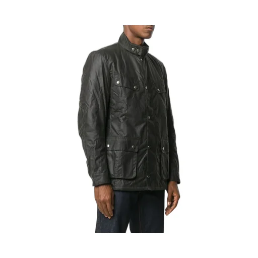 Wax-Coated Zipped Jacket