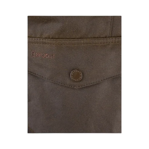 Ogston High-Neck Waxed Jacket