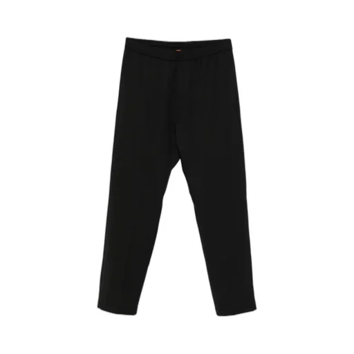 Elastic-Waist Cuffed Trousers