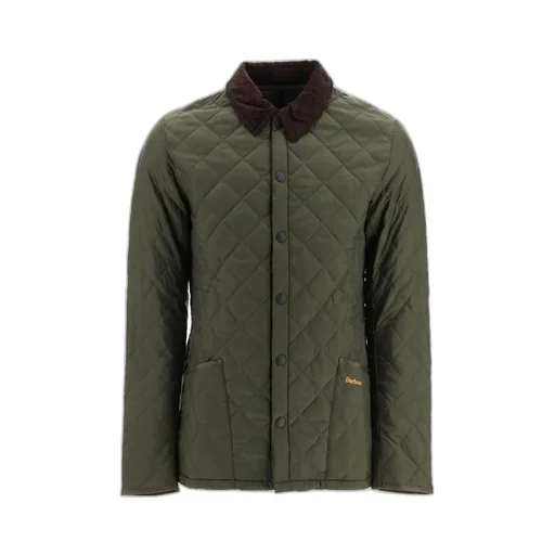 Buttoned Straight Hem Puffer Jacket