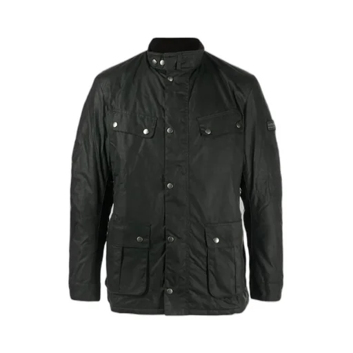 Wax-Coated Zipped Jacket