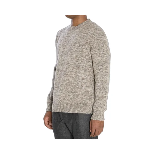 Speckled Crew-Neck Wool Sweater