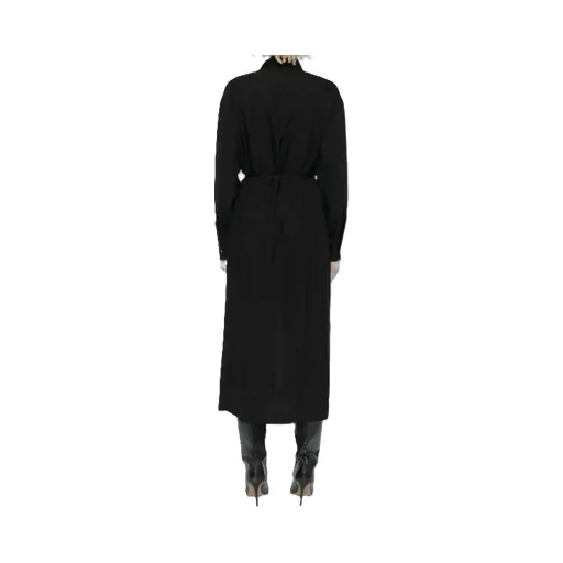 Tie-Neck Long Sleeved Dress