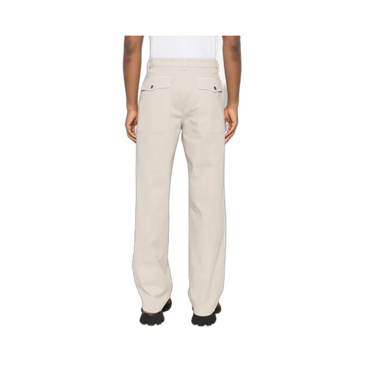 Button And Zipper Casual Pants