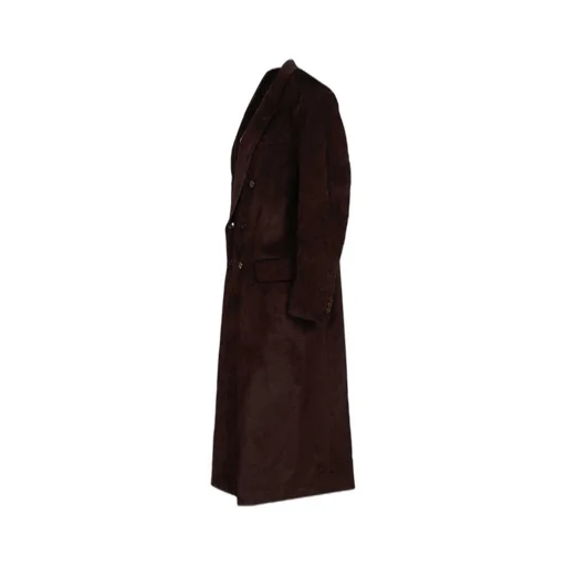 Double-Breasted Long Sleeved Coat