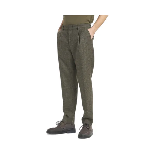 Pleated Zip-Up Track Pants