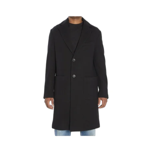 Single Breasted Long Sleeve Coat