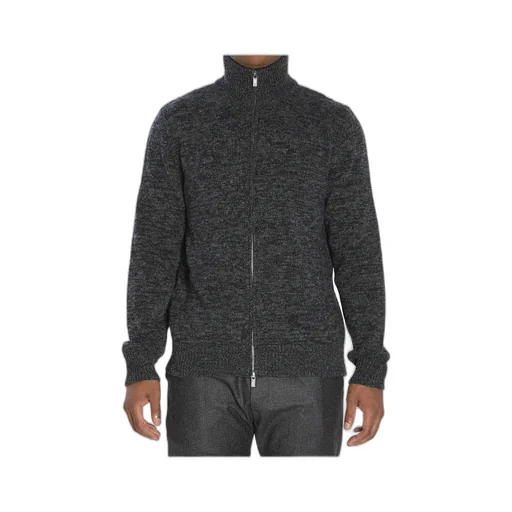 Turtleneck Zip-Front Sweater