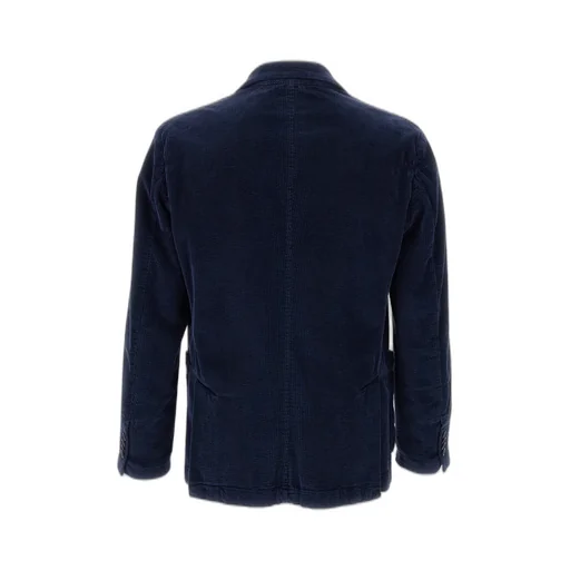 Velvet Ribbed Double-Breasted Jacket