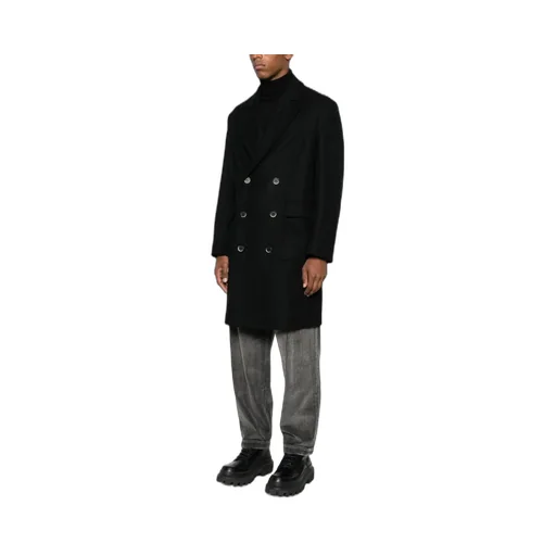 Double-Buttoned Padded Coat
