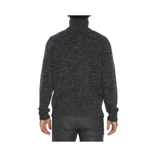 Turtleneck Zip-Front Sweater