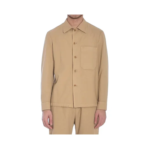 Long Sleeved Buttoned Overshirt