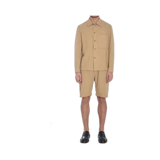 Long Sleeved Buttoned Overshirt