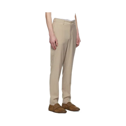 Half-Elastic Waist Casual Pants