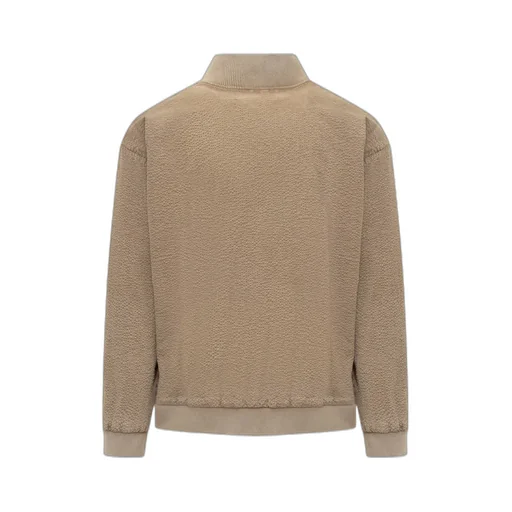 Textured-Finish Zipped Jacket