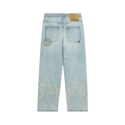 Embellished Straight-Leg Jeans