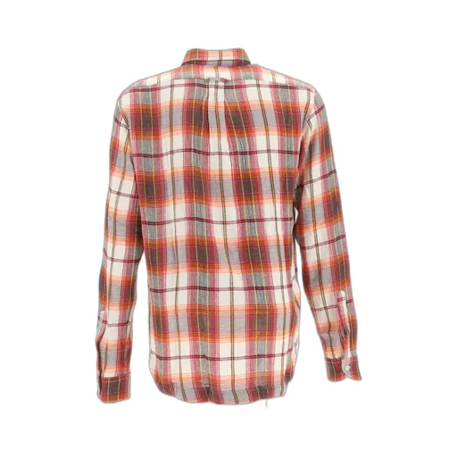 Long-Sleeved Checked Shirt