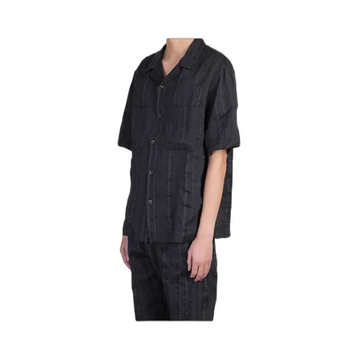 Short-Sleeved Striped Shirt