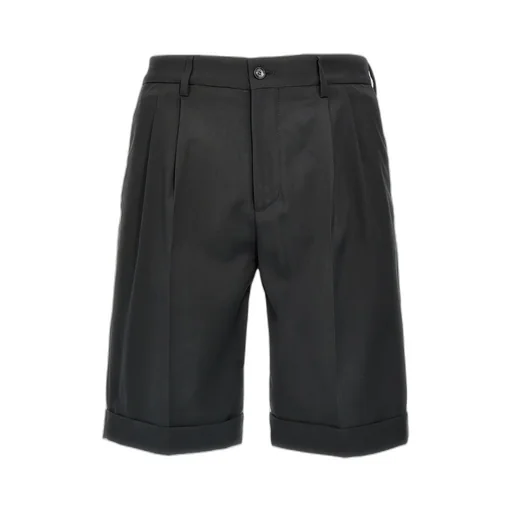 Scandola Tropical Turn-Up Hem Bermuda Shorts