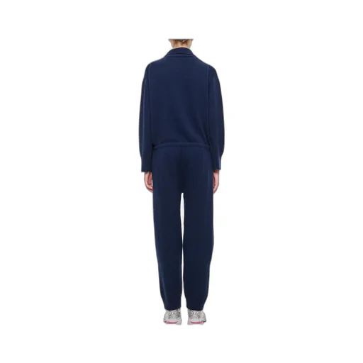 Long-Sleeved Front-Button Jumpsuit