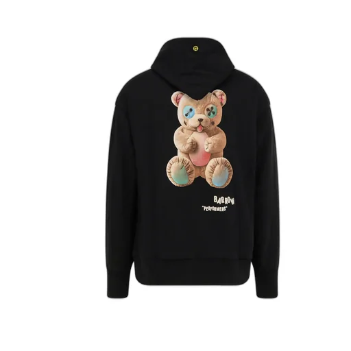 Bear Print Hoodie