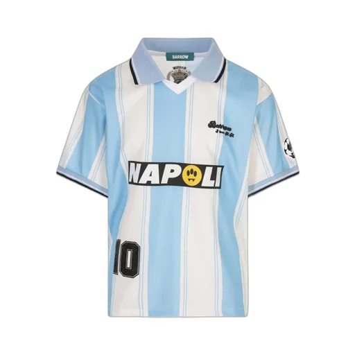 Logo Embroidered Striped Jersey