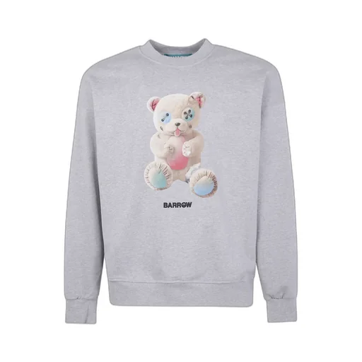 Teddy Print Crew Neck Sweatshirt