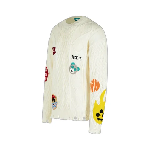 Embroidered Knit Sweater