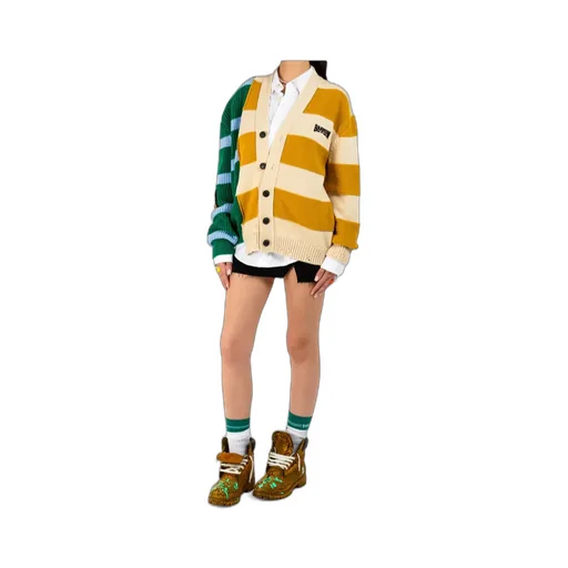 Striped Unisex Cardigan