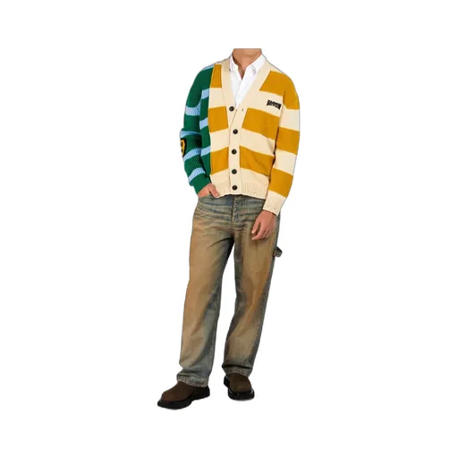 Striped Unisex Cardigan