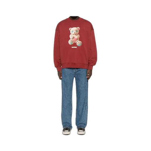 Crew Neck Printed Sweatshirt