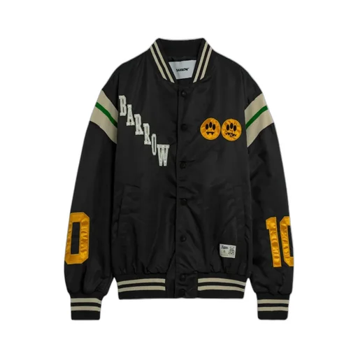 Logo Embroidered Bomber Jacket