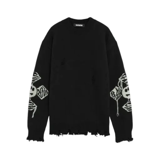 Skull Distressed Jumper
