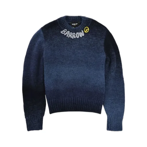 Kids Logo Embroidered Fade Effect Jumper