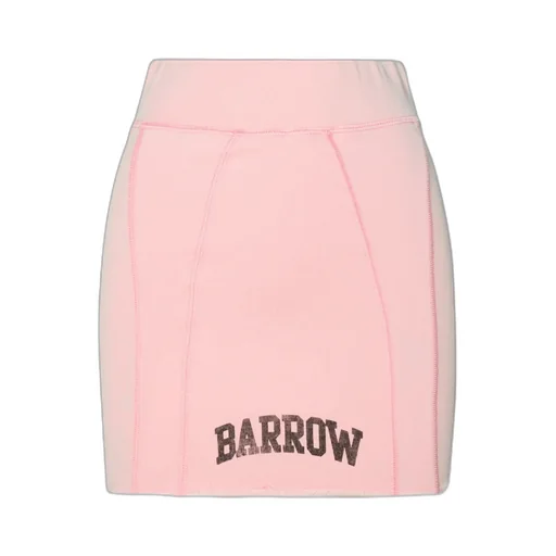 Logo Spliced Skirt