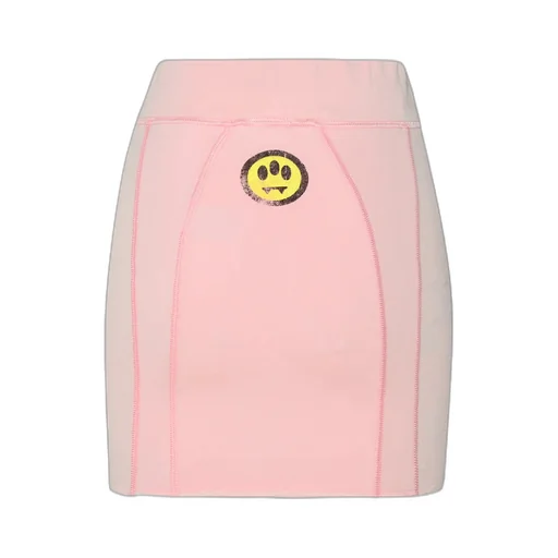 Logo Spliced Skirt