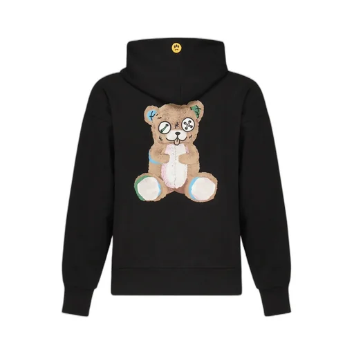 Logo Printed Long-Sleeved Hoodie