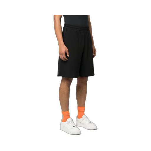 Logo Printed Straight Hem Shorts