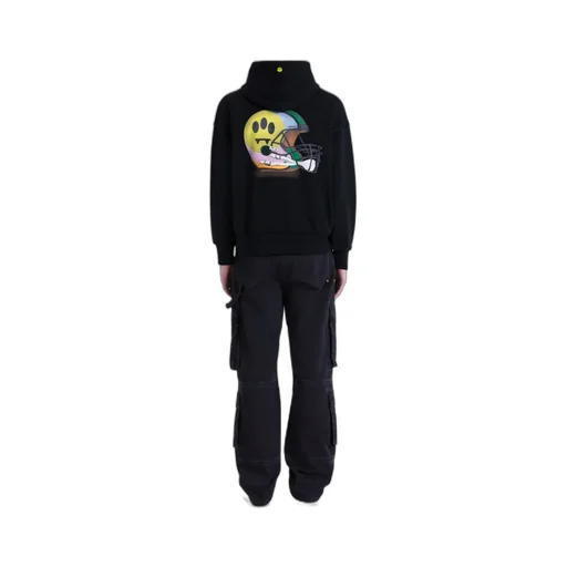 Mid-Rise Straight-Leg Cargo Trousers