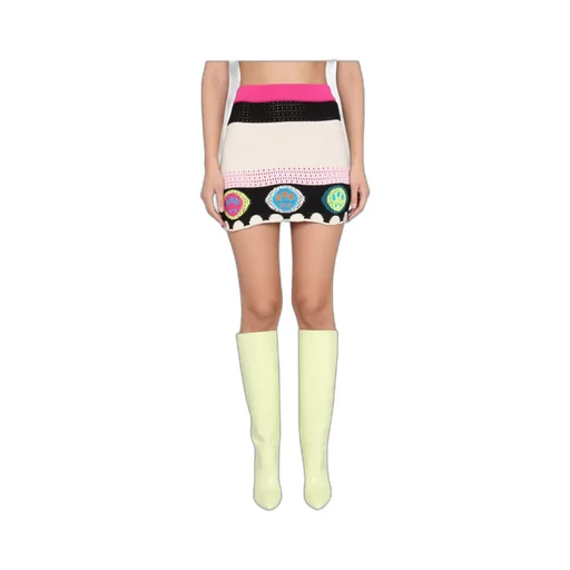 Vibrant Pattern Mini Skirt