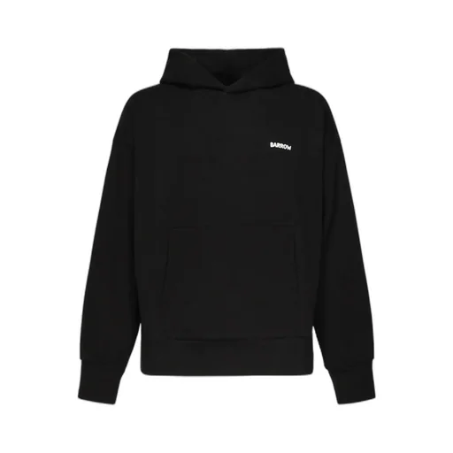 Logo Printed Long-Sleeved Hoodie