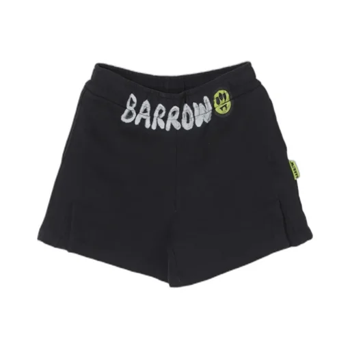 Logo-Print Distressed Shorts